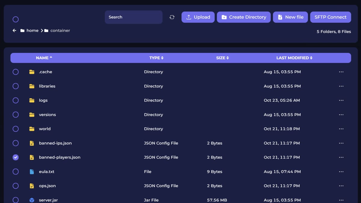 Udoskonalony menedżer plików