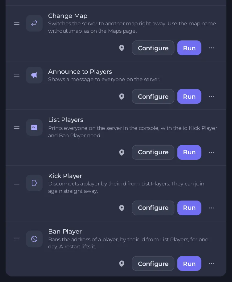 The DDNet tasks in Quick Tasks
