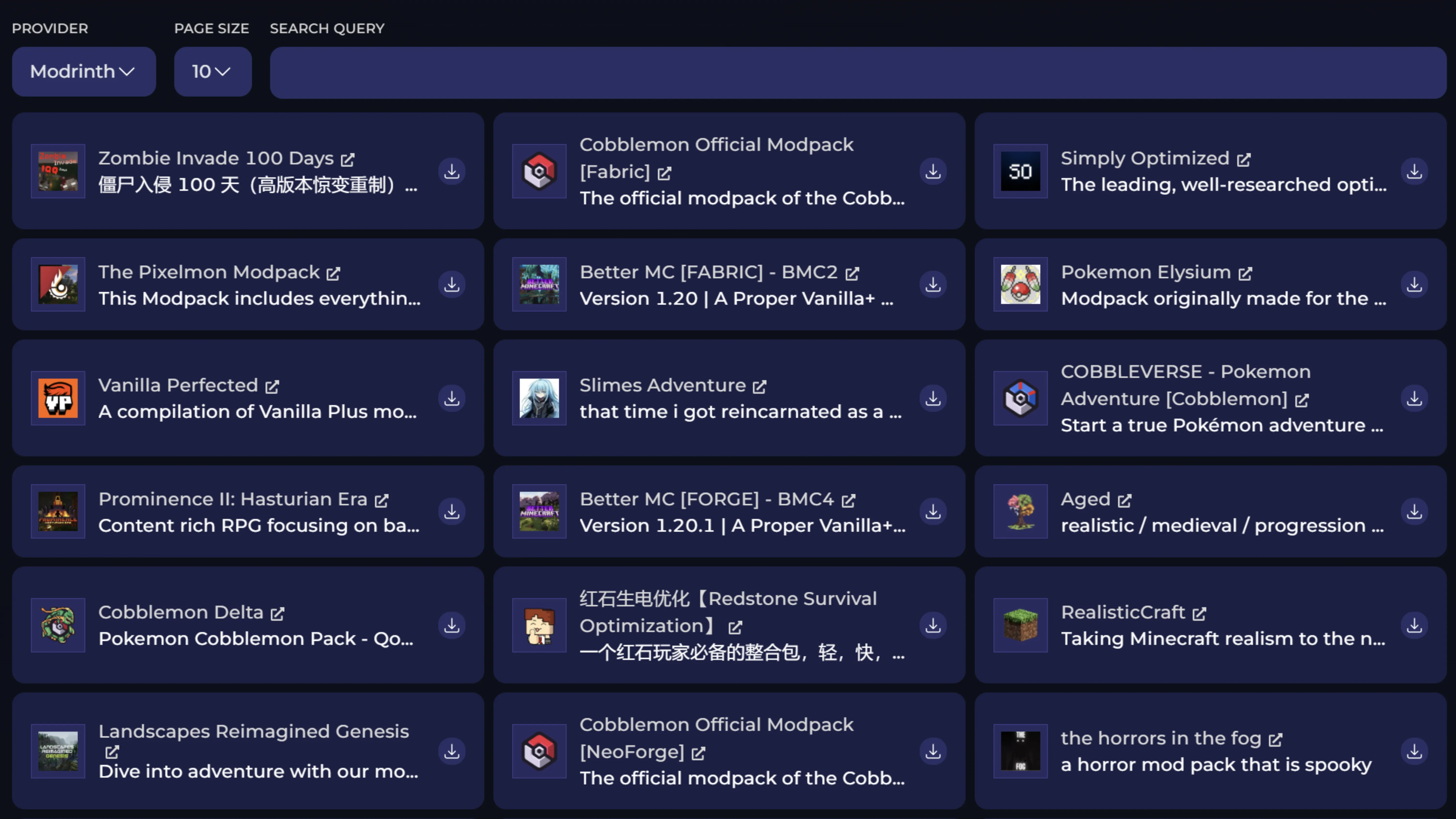 Click Modpack Installer